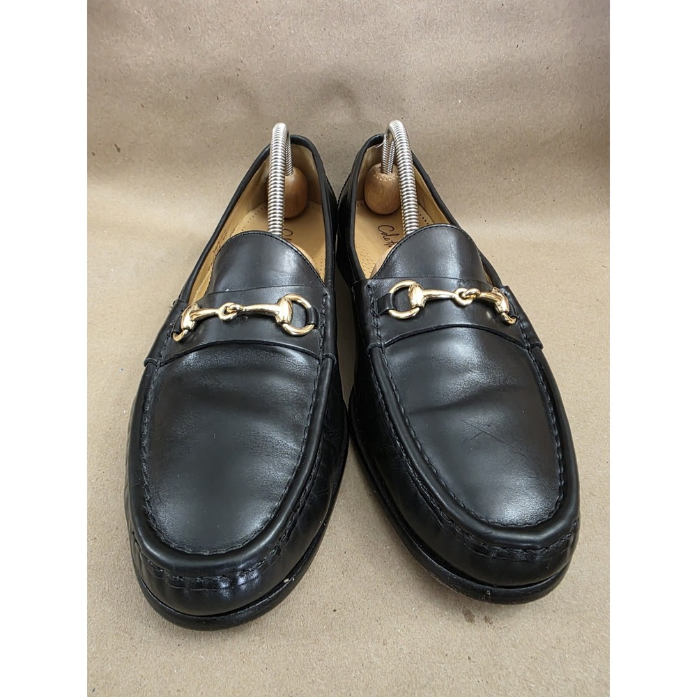 Cole Haan (Sz 10 M) Ascot II Horse Bit Men's Loafers Black Leather #C00395 - Picture 6 of 14